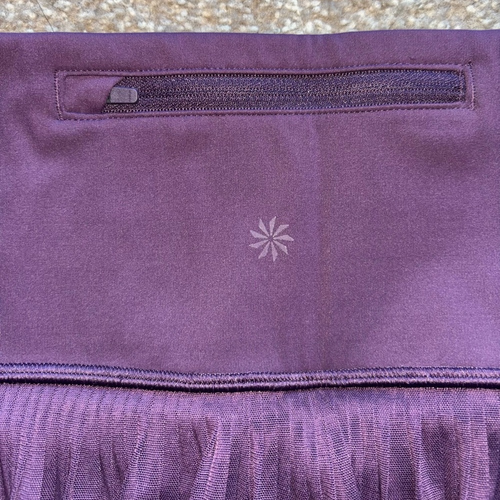 Athleta A-Game Mesh Skort in Agate Purple Sz L 13.5” - Picture 8 of 8